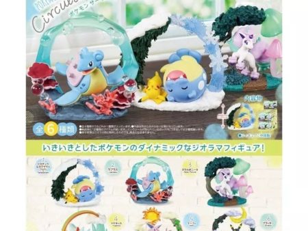 RE-MENT Pokemon Circular Diorama Collection Figure All 6 Set JAPAN OFFICIAL For Sale