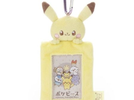 Pokemon Pokepeace Plush Card Case Pikachu JAPAN OFFICIAL Online Sale