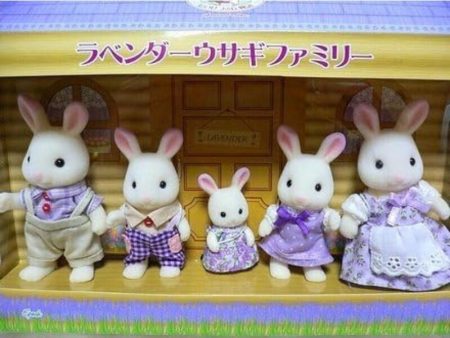 Epoch Sylvanian Families Hokkaido Calico Critters Lavender Rabbit Family JAPAN Online