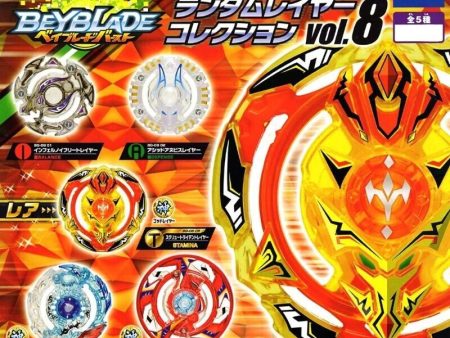 Beyblade Burst Random Layer Collection Vol.8 BG-08 All 5 Types Capsule Toy JAPAN For Sale