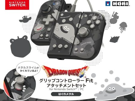 Dragon Quest Grip Controller Fit for Nintendo Switch Attachment Set JAPAN For Discount