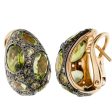 Pomellato Tabou Peridot Rose Gold Hoop Earrings Online Hot Sale