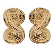 Tiffany & Co Scroll 18k Yellow Gold Clip On Earrings Online now