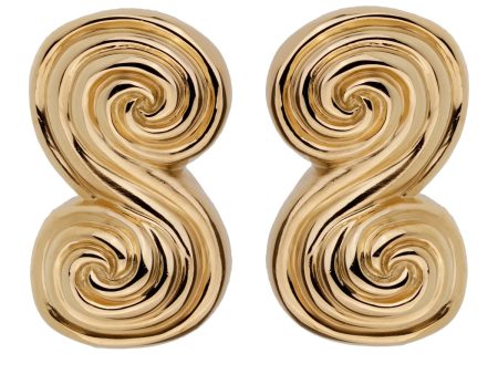 Tiffany & Co Scroll 18k Yellow Gold Clip On Earrings Online now