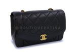 Chanel 1994 Vintage Small Diana Flap Bag 24k GHW Lambskin Hot on Sale