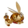 Gucci Vintage 1970s  Whimsical Bunny Yellow Gold Brooch Sale