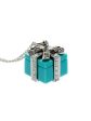 Tiffany & Co Turquoise Diamond Platinum Necklace Discount