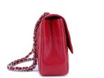 10C Chanel Red Caviar Jumbo Classic Flap Bag SHW Online