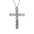 Tiffany & Co. Diamond Platinum Cross Necklace For Cheap