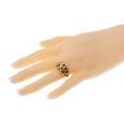 Fred of Paris Vintage Leopard Yellow Gold Cocktail Ring Supply