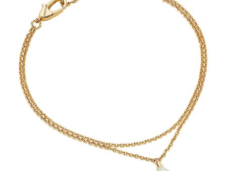 Bvlgari Divas Dream 18k Yellow Gold Mother of Pearl Bracelet For Sale