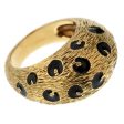 Fred of Paris Vintage Leopard Yellow Gold Cocktail Ring Supply