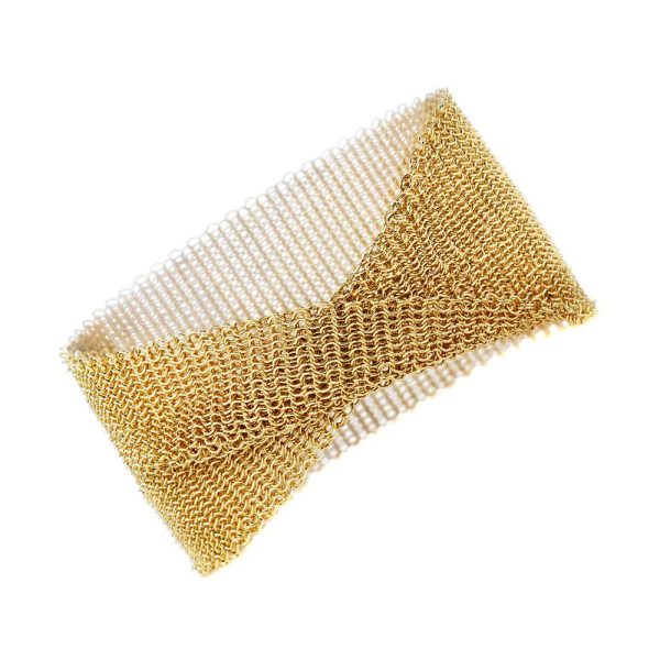 Tiffany & Co Gold Mesh Bracelet Sale