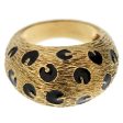 Fred of Paris Vintage Leopard Yellow Gold Cocktail Ring Supply