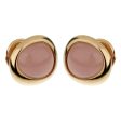 Fred of Paris Pink Quartz Rose Gold Stud Earrings Cheap