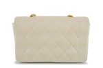 *rare* Chanel Beige Vintage Caviar Small Diana Classic Flap Bag 24k GHW Hot on Sale