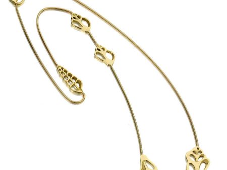 Tiffany & Co Angela Cummings Yellow Gold Seashell Necklace Online Sale