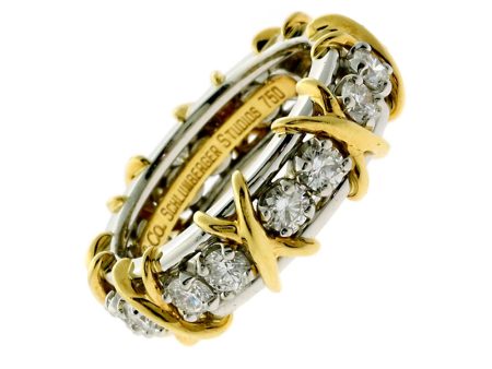 Tiffany Co Schlumberger Diamond Gold Ring Online Sale