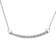 Banco Oro Diamond Line White Gold Necklace Supply