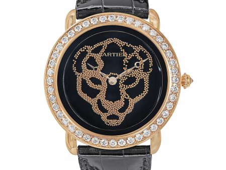 Cartier Revelation D Une Panthere Rose Gold Diamond Watch on Sale