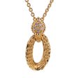 Boucheron Serpent Boheme Diamond Gold Necklace For Sale