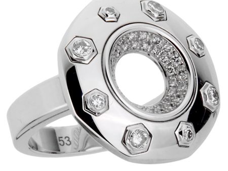 Audemars Piguet Royal Oak Diamond White Gold Ring Online Hot Sale