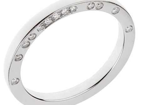 Boucheron Platinum Diamond Band Ring Sz 5 3 4 Sale