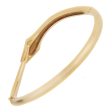 Boucheron Snake Vintage Yellow Gold Bangle Bracelet For Cheap