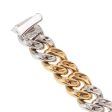 Pomellato Curb Diamond Yellow Gold Bracelet Hot on Sale