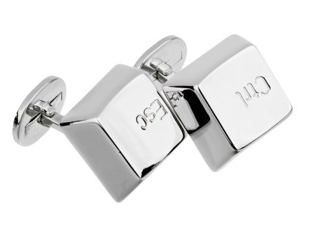 Cartier Control Escape White Gold Cufflinks Cheap