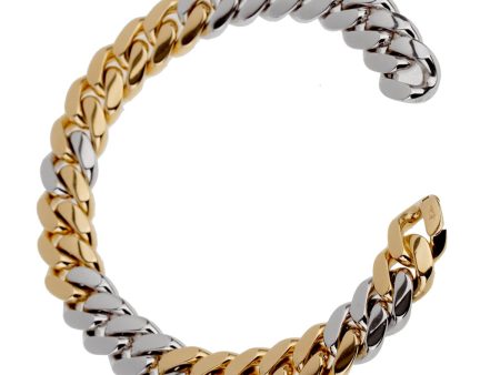 Pomellato Two Tone Cuban Link Bracelet For Discount