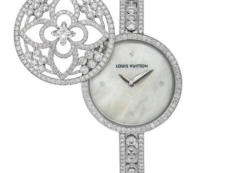 Louis Vuitton Secret White Gold Diamond Womens Watch Fashion