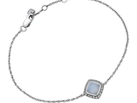 Fred of Paris Chalcedony Diamond White Gold Bracelet Online Hot Sale