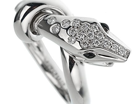 Boucheron Kaa Snake White Gold Diamond Ring Online