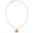 Mauboussin Rose Gold Diamond Fan Pendant Necklace Cheap