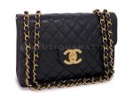 Pristine Chanel 1997 Vintage Black Jumbo Classic Flap Bag 24k GHW Supply