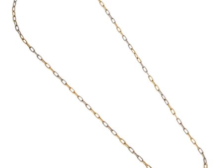 Pomellato Two Tone Chain Link Vintage Necklace Cheap