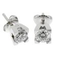 Harry Winston Platinum Diamond Stud Earrings 1.41ct For Discount