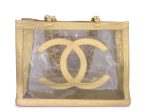 Chanel Vintage Clear Gold PVC Chunky Chain Tote Bag 24k GHW Online