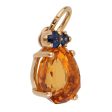 Pomellato Citrine Sapphire Yellow Gold Pendant Necklace Hot on Sale