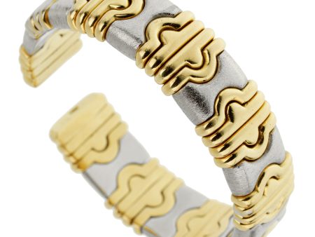 Estate Parentesi Style Cuff Bangle Gold Bracelet Online