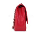 Chanel Red Caviar Maxi Classic Single Flap Bag SHW Online