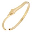 Boucheron Snake Vintage Yellow Gold Bangle Bracelet For Cheap