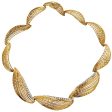 Sterlé Paris Vintage Yellow Gold Diamond Necklace Fashion