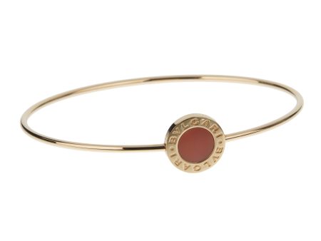 Bvlgari Bvlgari Carnelian Rose Gold Bangle Bracelet Discount