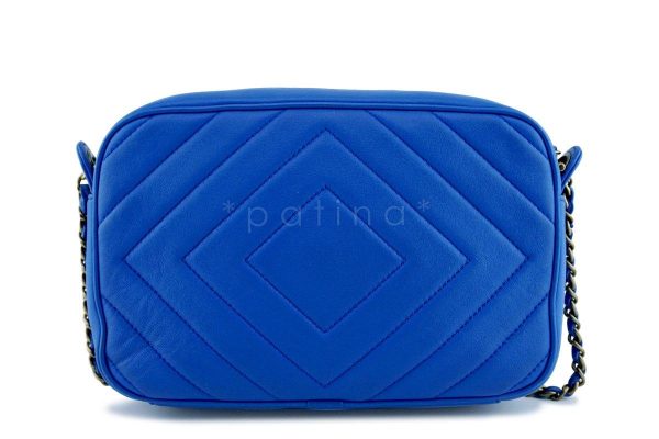 Chanel Turquoise Blue Timeless Classic Camera Case Bag Supply