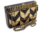 Chanel 19A Egypt Gold Black Framed Minaudière Clutch Bag GHW Paris-New York 78A Hot on Sale