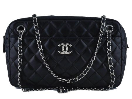 Chanel Black Classic 2.55 Camera Case Bag Hot on Sale