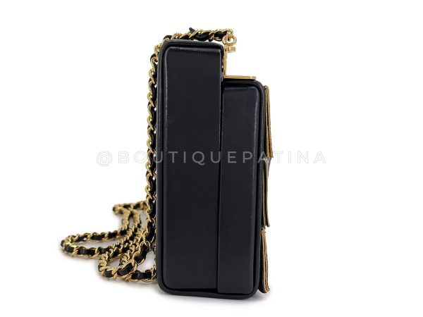 Chanel 19A Egypt Gold Black Framed Minaudière Clutch Bag GHW Paris-New York 78A Hot on Sale