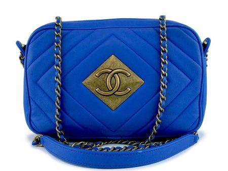 Chanel Turquoise Blue Timeless Classic Camera Case Bag Supply